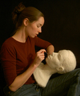 Stephanie_metz_felting_self_portrait_bust_color