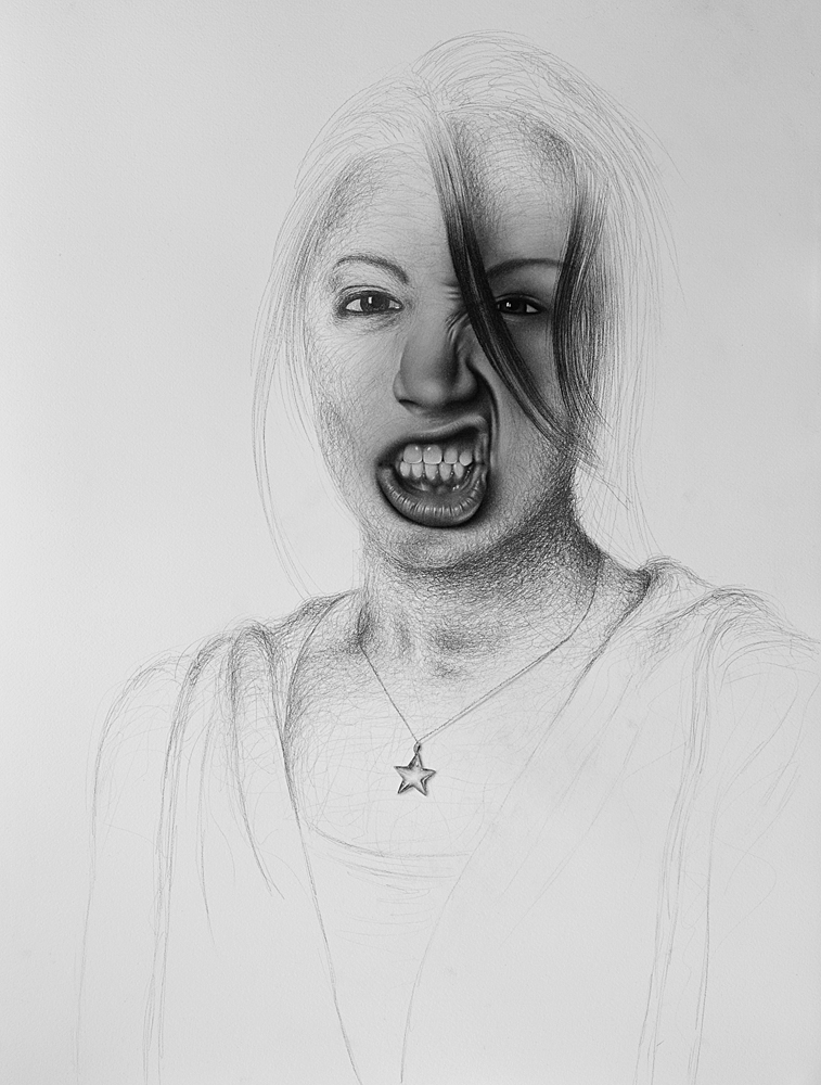 The Bood 2- Charcoal and Graphite
