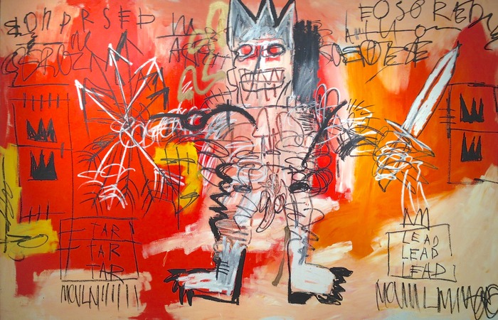 Jean-Michel Basquiat Untitled 1981 acrylic, oilstick and metallic spray enamel on canvas 68 x 103 inches