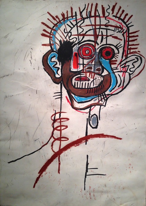 Jean-Michel Basquiat Untitled 1981 oilstick on paper 43 x 30 inches