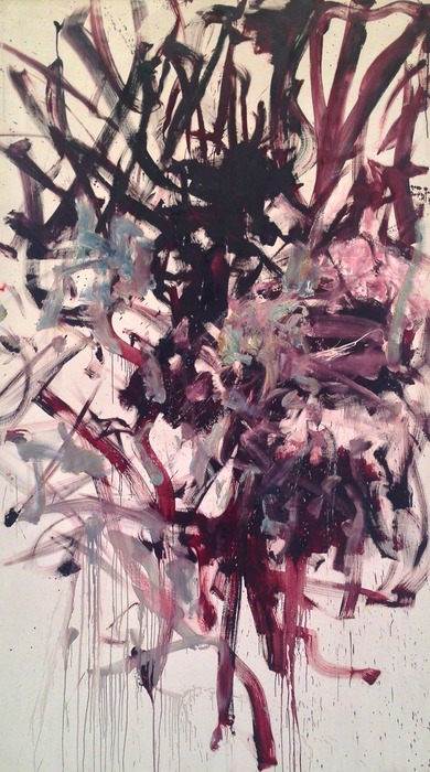 Joan Mitchell Red Tree 1976 oil on canvas 110 3/8 x 63 inches