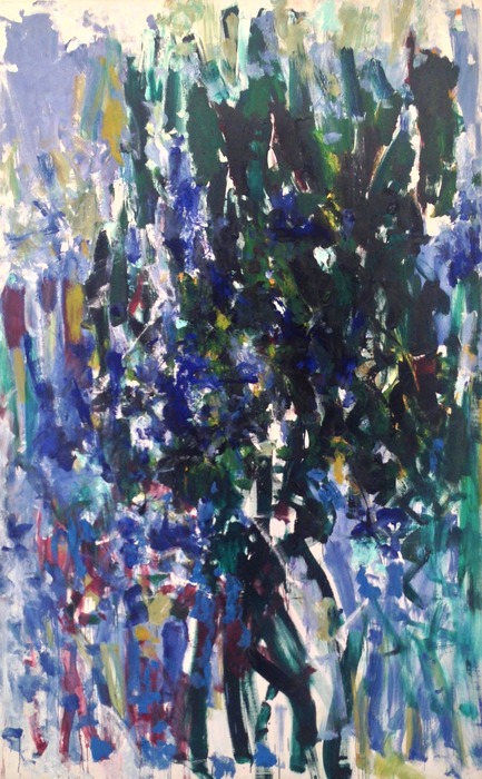 Joan Mitchell Green Tree 1976 oil on canvas 110 x 71 inches