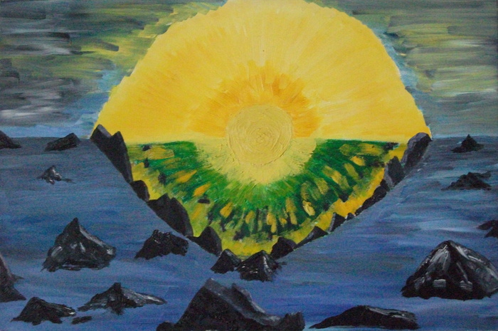 Hope on the Horizon oil on canvas ©MiroAtlamechoTomarkin