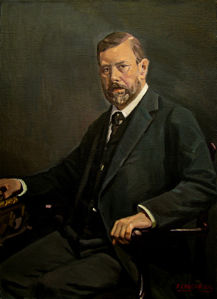 Portrait of Bram Stoker Bram stoker, Alejandro Cabeza, pintor Valenciano,Pintura Valenciana