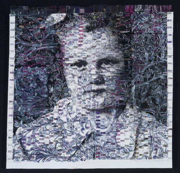 Gail Skudera, The Changling, 2006-11,woven mixed media, 41 x 49 inches