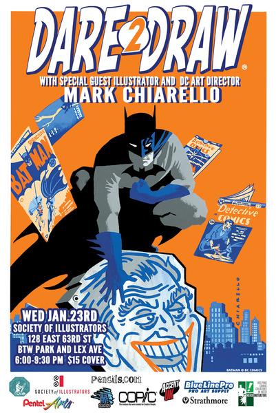 Come Dare2Draw With Special Guest Mark Chiarello!
