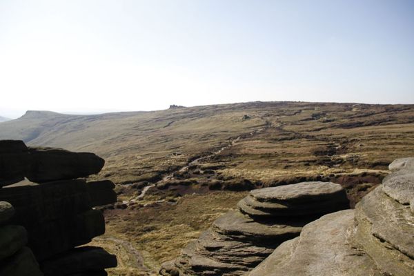 The peak district in Edale, just outside of Manchester, UK. September 2011.