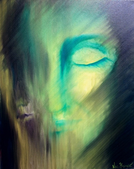 "in passing" - oil on canvas
