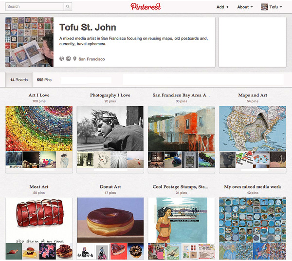 Tofu's Pinterest Boards