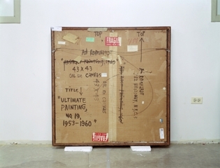 Looking at the Back of an Ad Reinhardt,Jason Lazarus