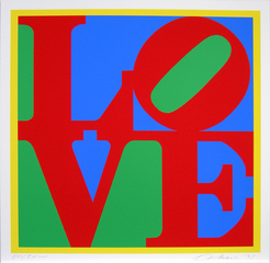 Heliotherapy Love, 1995 ,Robert Indiana