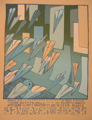 Flock - exhibition poster,Jay Ryan