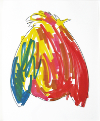 Colored Donkey, 1999,Jeff Koons
