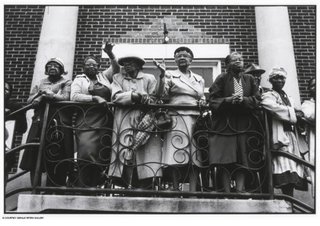 Church Mothers Outside the Mt. Zion AME Church, Montgomery, Alabama,Dan Budnik