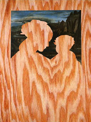 Sketch for A copy of a \'green area\' from a given religous painting,Raul Ortega Ayala