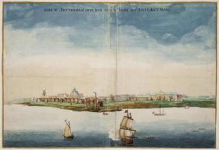 View of New Amsterdam,Johannes Vingboons