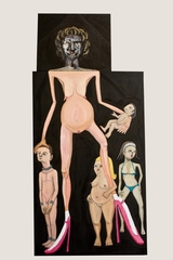Pink Heels with Children,Blaine Capone