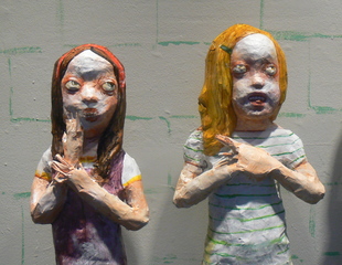 Installation in the Window on Broad, Rosenwald-Wolf Gallery,Deborah Faas