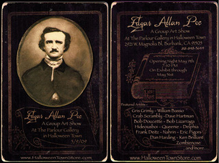 Show poster/card,Edgar Allen Poe