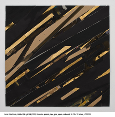 Untitled (blk.gld.blk.),Lecia Dole-Recio
