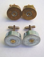 Shotgun shell cuflink,Ron Dotson