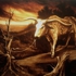 The_tethered_beast__2009__edward_walton_wilcox__bitumen_on_panel__32_x_52_inches_-med