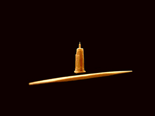 Miniature Empire State Building,Steven J. Backman
