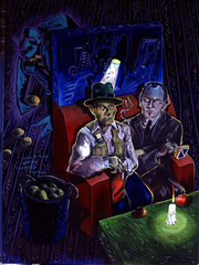 Joerg_immendorffsection_de_merde_allemande__sentimental_1990oel_auf_leinwand270x200cm