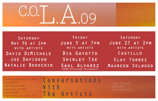 Conversations with the Artists postcard,