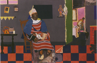 The Grey Cat,Romare Bearden