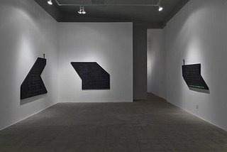 Black Blacker Blackest (installation detail),Steve Canaday