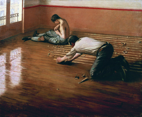 The Floor Scrapers,Gustave Caillebotte