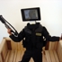 Alexander_reyna__sentinel__detail-3___2009__mixed_media_sculpture_with_eletronic_head_and_looping_video__edition_of_8__12x12x60in__30x30x152cm