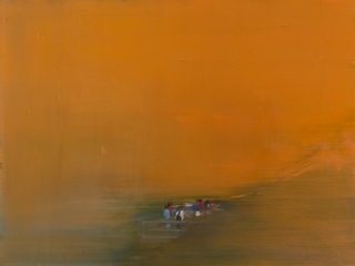 Overlook (Orange Landscape),Barbara Friedman