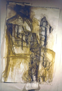 Yellow_chair_and_trees__mixed_media