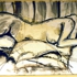 Woman_lying_down__mixed_media