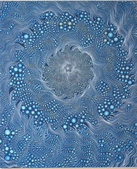 Blue Wheel,Barbara Takenaga