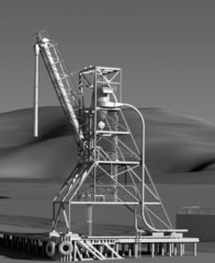 Untitled (Computer simulation of Copra Loader, San Francisco), Edition 1/6,Ben Dean
