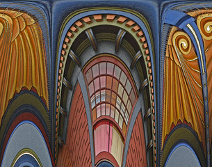  ART DECO from "Architectural Fantasies" series,Sonia Melnikova-Raich