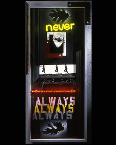 Elaine_jason_never_always_mixed_media_wall_sculpture_w_neon_49_x_23_2008_2000