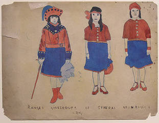 Ranger Girlscouts of General Aronburg\'s Army,Henry Darger