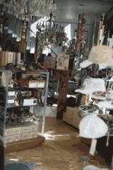 Inside the boutique,