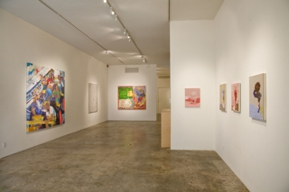 Wet Paint: Ten Young LA Painters,Installation view
