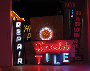 Lancelot Tile & other signs,