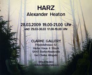 Invitation for HARZ,Alex Heaton
