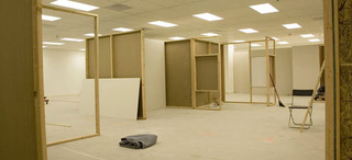 Manifestation, installation in progress,