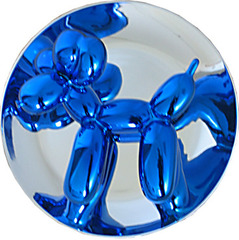 Blue Balloon Dog Sculpture,Jeff Koons