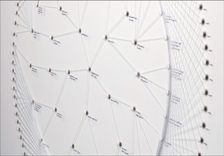 Time Continuum Map detail,Linda Duffy