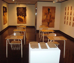 Paper or Plastic? Installation view,Nathaniel Donnett