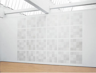 Wall Drawing #1085: Drawing Series-Composite, Part I-IV, #1-24, A+B, (detail),Sol LeWitt